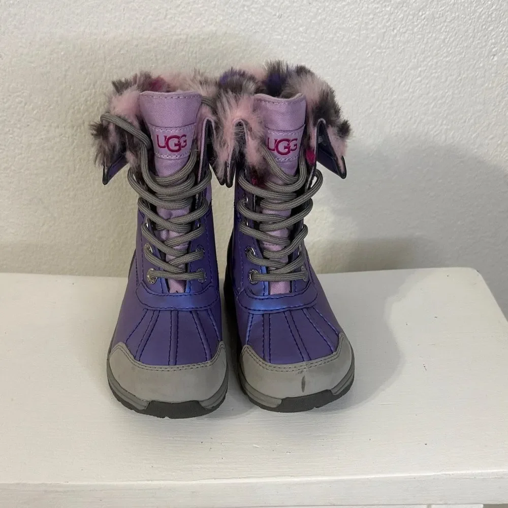 UGG Kids' Butte II CWR Leopard Fairy Tale boot Boots- Toddler 10